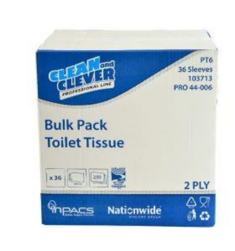 Picture of Clean & Clever PT6 2ply Bulk Pack 36x240sh