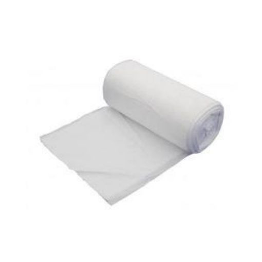 Picture of x500 WHITE PEDAL BIN LINER ROLLED 11x17x17"-  279x430x430mm
FL0609