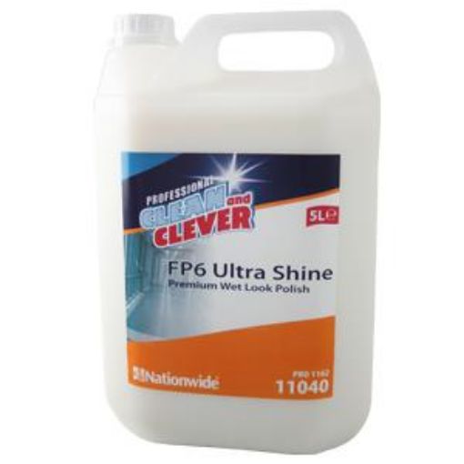 Picture of 2x5lt Clean & Clever FP6 Ultra Shine Floor Polish 