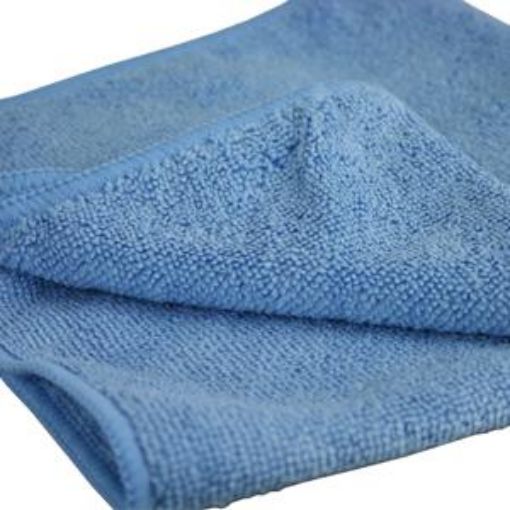 Picture of Clean & Clever Microfibre Cloths 40x40cm - Blue