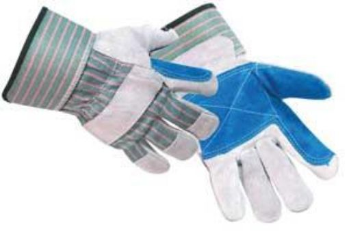 Picture of Superior Double Palm Rigger Gloves CE - Grey/Green