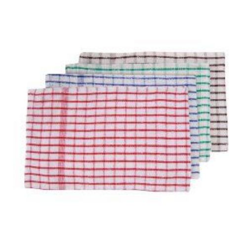 Picture of x10 Tea Towel Terry Weave 45x68cm  - Assorted Colours