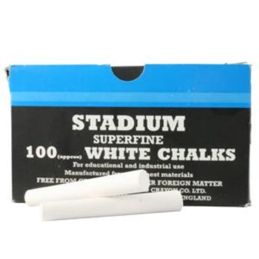 Picture of x100 STANDARD CHALK - WHITE