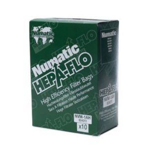 Picture of x10 Genuine Numatic Hepaflo Vac Bags NVM-1AH