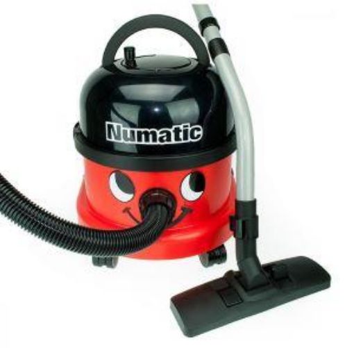 Picture of Numatic Red/Black 9lt Tub Vac 240v c/w NS1 Kit (stainless steel tubes)