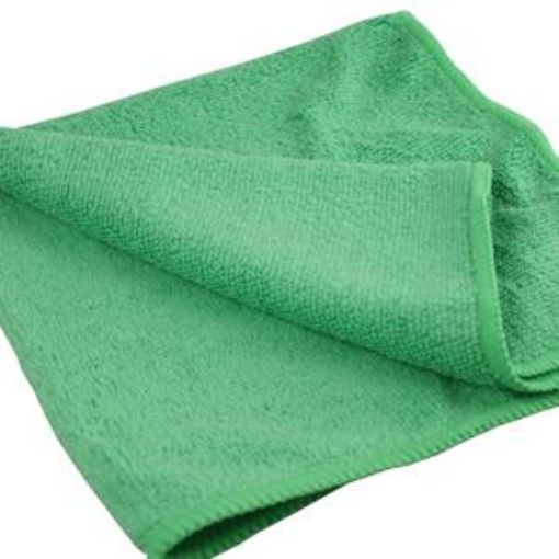 Picture of Clean & Clever Microfibre Cloths 40x40cm - Green 