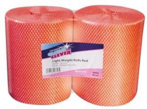 Picture of Clean & Clever Lightweight C/Feed Rolls 2x500sh - Red 