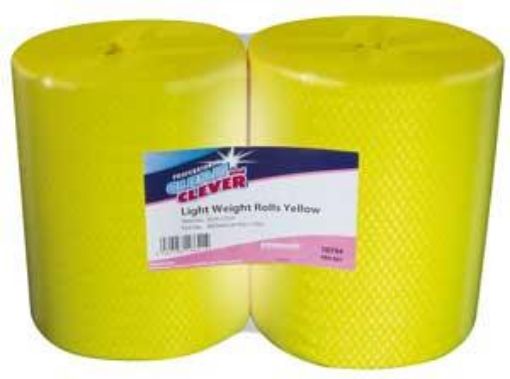 Picture of Clean & Clever Lightweight C/Feed Rolls 2x500sh - Yellow