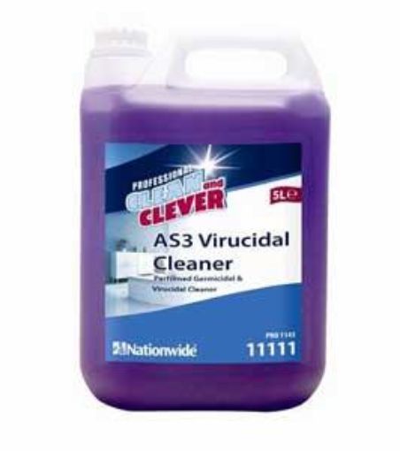 Picture of 2x5lt CLEAN & CLEVER AS3 VIRUCIDAL CLEANER