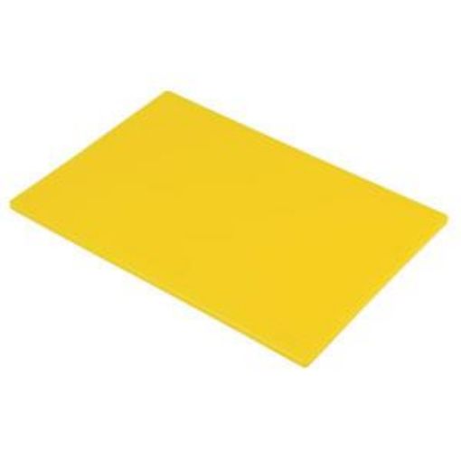 Picture of Chopping Board Low Density  18x12x1/2" - Yellow