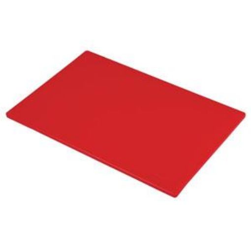 Picture of Chopping Board Low Density 18x12x1/2 "- Red