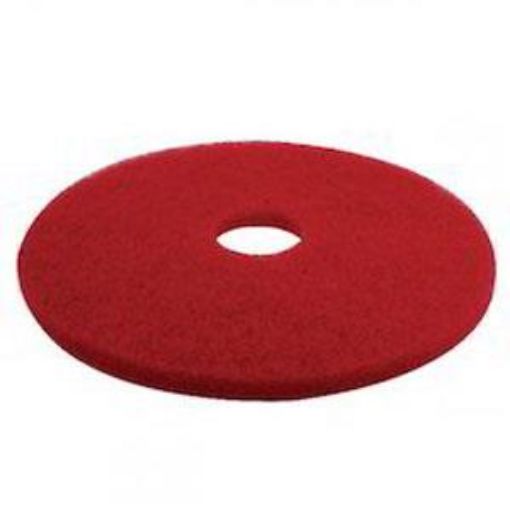 Picture of RED 17" 3M PLUS FLOOR PADSlight spray-cleaning