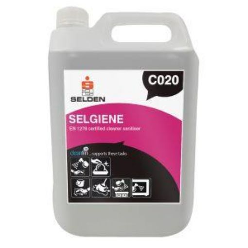 Picture of 2x5lt Selgiene Antibacterial Cleaner Sanitiser - Non Tainting 