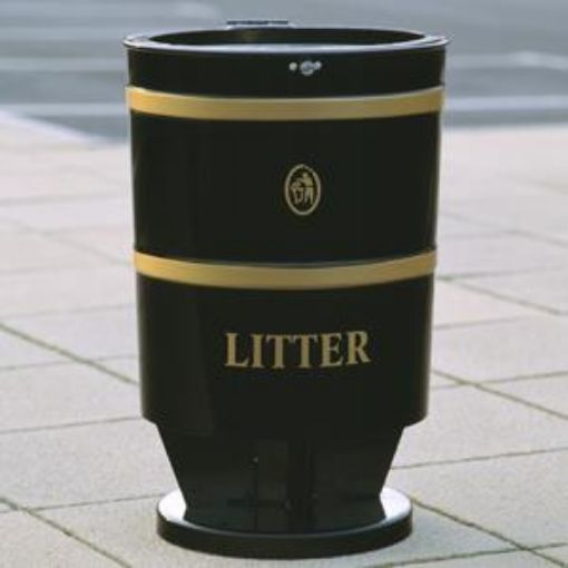 Picture of 94lt KNIGHT OPEN TOP LOCKABLE LITTER BIN