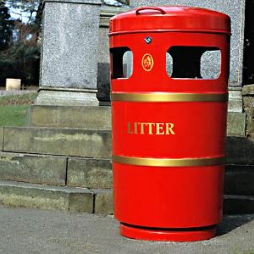 Picture of 94lt KNIGHT QR CLOSED TOP LITTER BIN