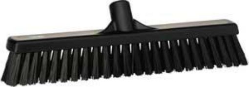 Picture of 16" / 410mm Vikan Platform Soft/Hard  Broom - Black