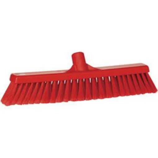 Picture of 41cm/ 16"  Vikan Platform Soft/Split Broom - Red