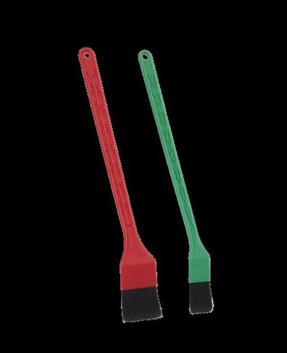 Picture of (2) Set of Detial Brushes 30m & 50mm Soft x39cm -Red & Green