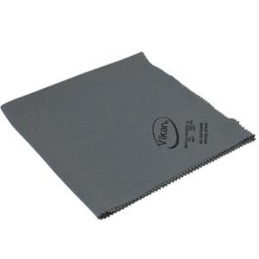 Picture of x5 Vikan Lustre Microfibre Cloths  - Grey