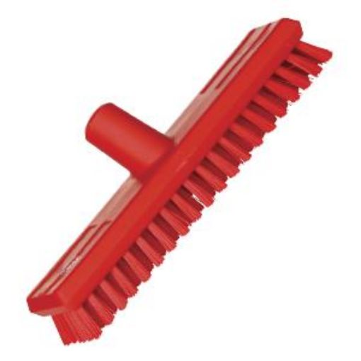 Picture of 11" VIKAN DECK SCRUB STIFF - RED