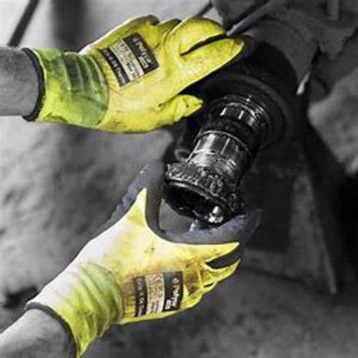 Picture of Grip It Oil Therm Nitrile Hi Vis Yellow - X large/  11