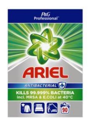 Picture of Ariel Antibac 100 wash Professional Laundry Powder 99.999% BACTERIA KILL @ 40°C