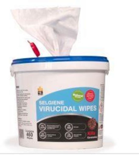 Picture of x460 Selgiene Virucidal Wipes