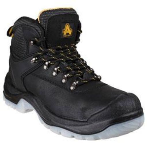 Picture of Amblers Crazy Horse Padded Hiker Safety Boot - Black Size 5