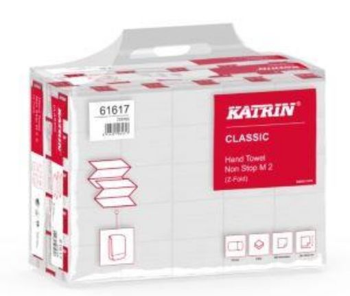 Picture of x4000 Katrin Classic Non Stop Folded M2 Towel - White 20.3x24cm