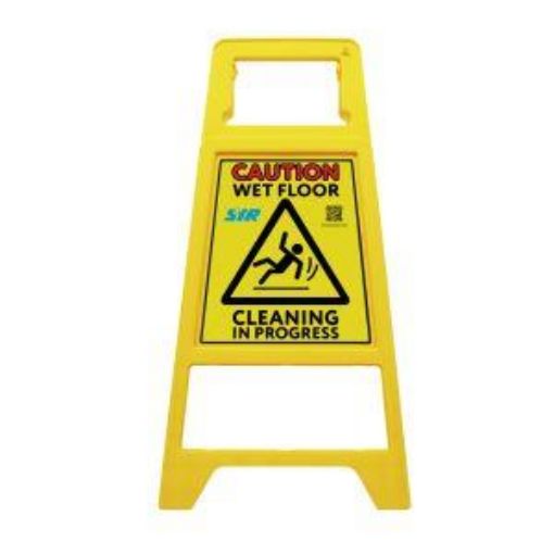 Picture of 60cm SafeGuard Caution Wet Floor / Cleaning in Progress Safety Sign