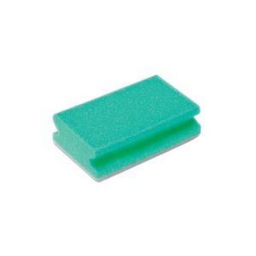 Picture of Non-Scratch Finger Grip Sponge Scourer - Green