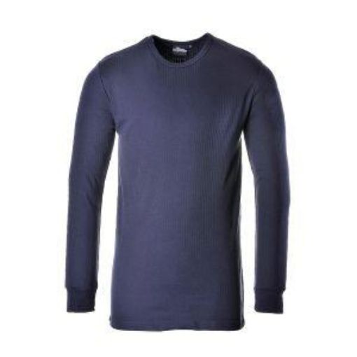 Picture of Thermal T Shirt Long Sleeve - Navy 3X Large