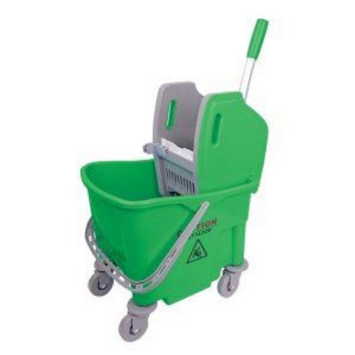 Picture of 25lt Buffalo Kentucky Bucket + Plastic Wringer - Green