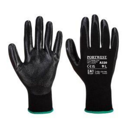 Picture of Dexi-Grip Nitrile Coated Glove - Black Large