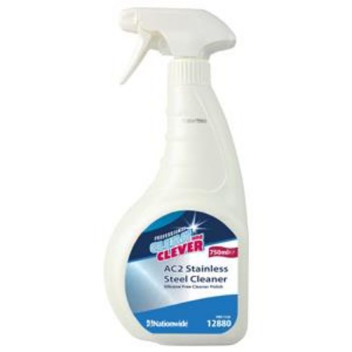 Picture of 6x750ml Clean & Clever AC2 Stainless Steel Cleaner