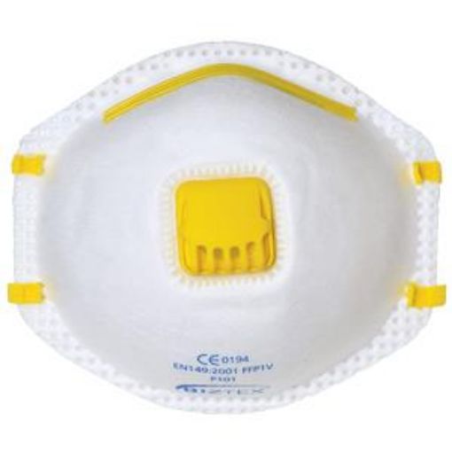 Picture of x10 FFP1 Dust/Mist Valved Respirator Mask