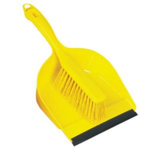 Picture of Dustpan & Brush Set -  Yellow