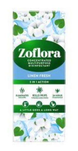 Picture of 500ml Zoflora Conc. Disinfectant Cleaner Deodoriser Linen Fresh