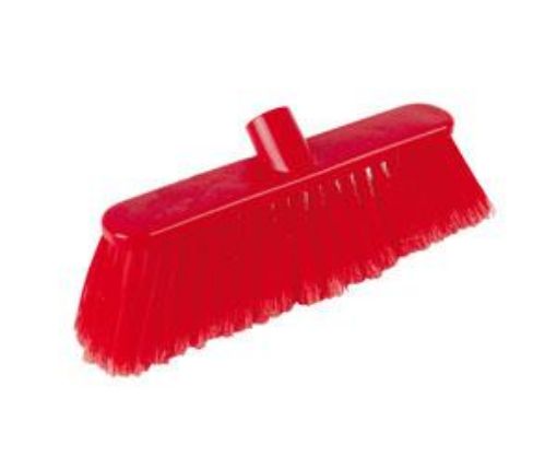 Picture of 30cm/ 12" Deluxe Brush Head Stiff - Red