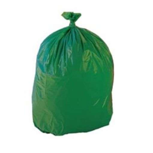 Picture of Green Tint Compactor Sack CHSA 18kg 20x39x47"