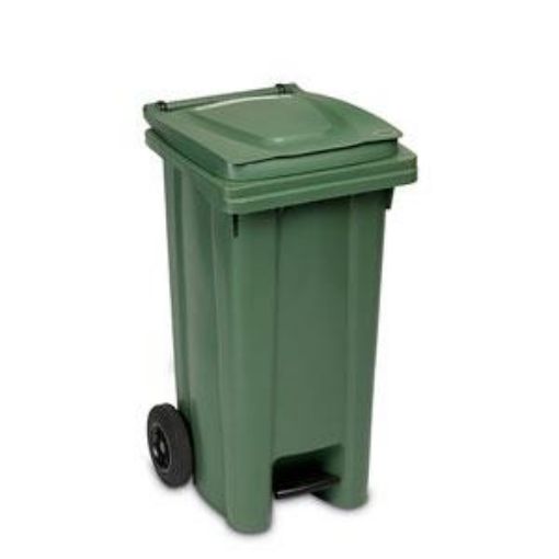 Picture of 120lt WHEELED BIN PLASTIC - GREEN