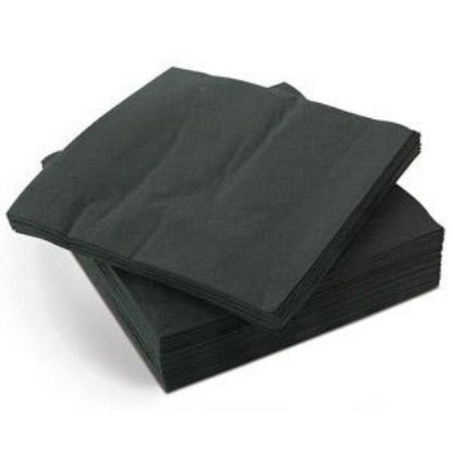 Picture of 40cm 2ply BLACK NAPKIN x2000