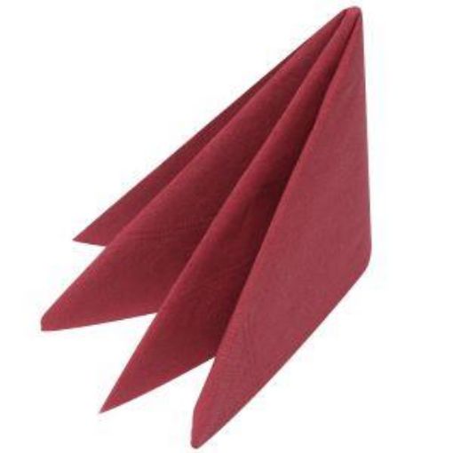 Picture of 40cm BURGUNDY SWANSOFT NAPKINS x500