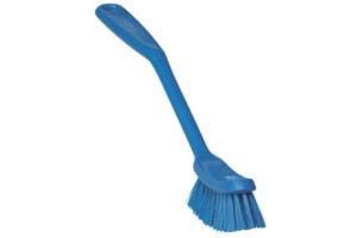 Picture of 29cm/ 10.25"  Vikan Medium Dish Brush - Blue