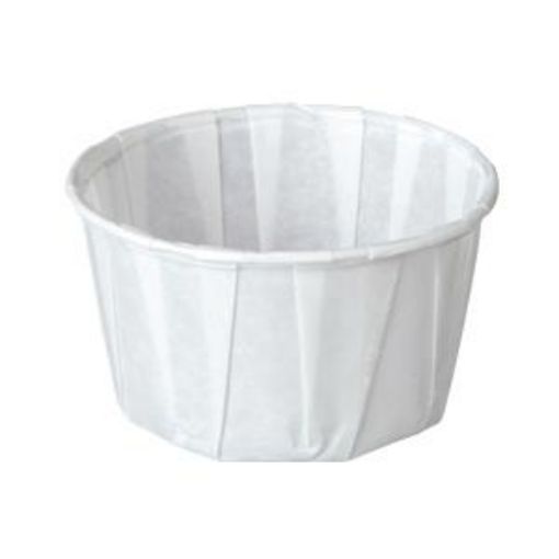 Picture of x250 2oz Paper Souffle Pots - White