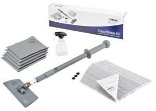 Picture of Vikan Easyshine Kit - Microfibre Glass Cleaning System