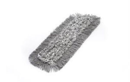 Picture of 40cm Vikan Damp 43 Flat Mop Hook & Loop - Grey