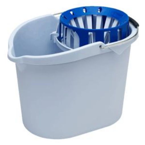 Picture of VILEDA SUPERMOP BUCKET & WRINGER - BLUE