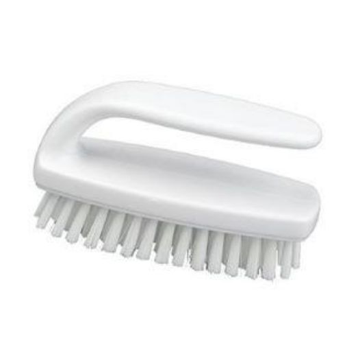 Picture of 102mm Grippy Nail Brush - White 