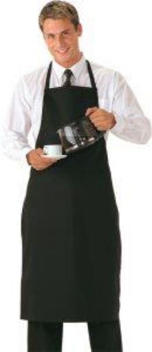 Picture of Bib Apron Polycotton (Adjustable) 28x42" - Black